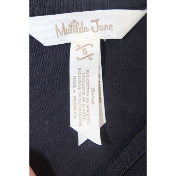 Matilda Jane Perfectly Paired BLACK lap dress 8 - Picture 9 of 9